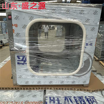 上海双层电子互锁201不锈钢带斜坡传递窗